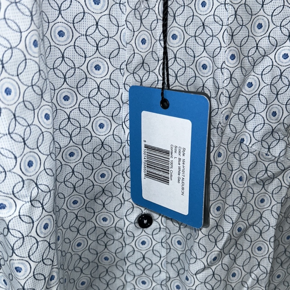 Audubon Blue & White Circles - Picture 7 of 8